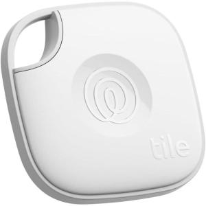 Tile by Life360 Mate – Bluetooth Tracker, Keys Finder and Item Locator for Keys, Bags and More. Phone Finder. Both iOS and Android Compatible. 1-Pack (Black)(White)